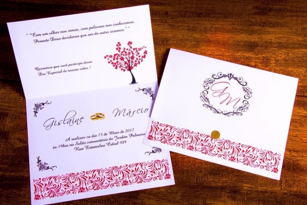60 convites casamento, 15 anos + 180 individuais