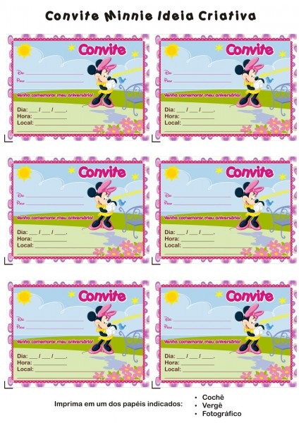Convites de aniversário e festas infantis grátis Convites de aniversário e festas infantis grátis