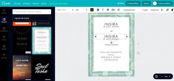 Bonito de criar convite casamento crie seu gr tis online casando
