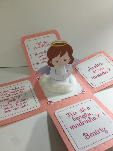 Caixa padrinhos de batizado 20 ideias diferentes Caixa padrinhos de batizado 20 ideias diferentes