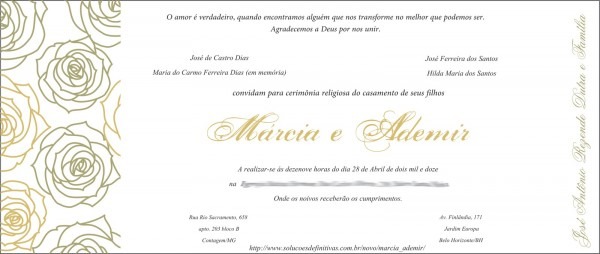 Porti comunicação visual para eventos casamento márcia e ademir Porti comunicação visual para eventos casamento márcia e ademir