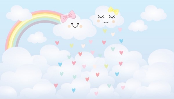 Convite animado chuva de bençaos ursinha rosa para proshow Convite animado chuva de bençaos ursinha rosa para proshow