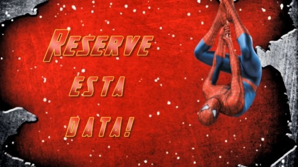 Convite animado homem aranha, thor, hulk, capitÃ£o amÃ©rica