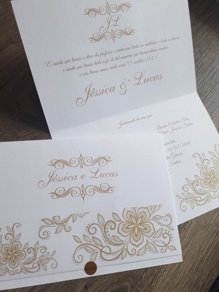 Convite de casamento barato e bonito no elo7 Convite de casamento barato e bonito no elo7