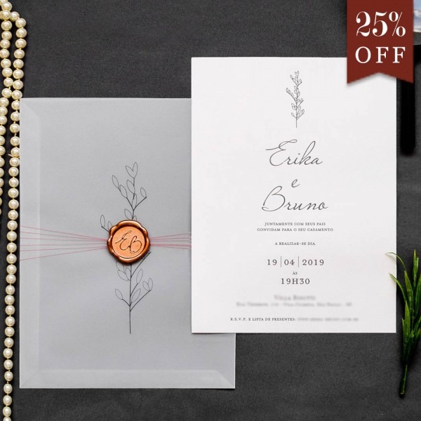 Convites personalizados de casamento Convites personalizados de casamento