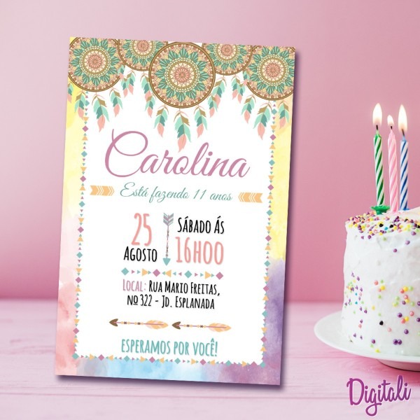 Convite filtro dos sonhos Convite filtro dos sonhos