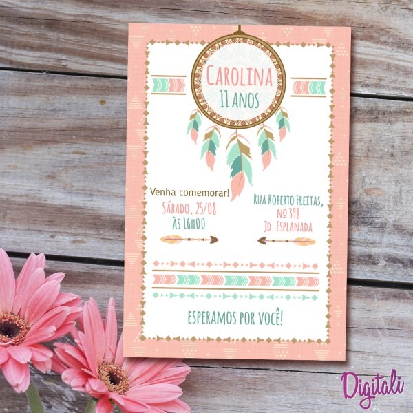 Convite filtro dos sonhos Convite filtro dos sonhos