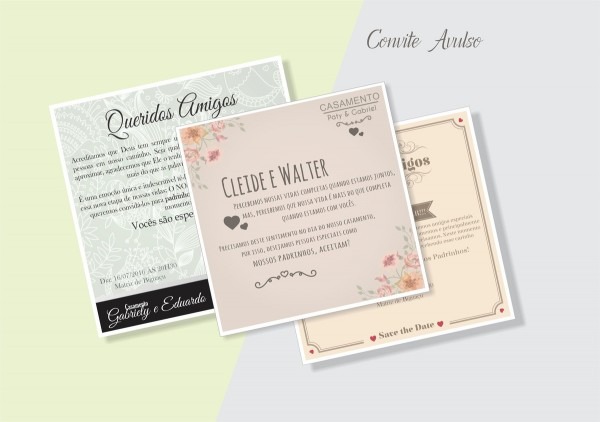 Convite interno avulso no elo7 Convite interno avulso no elo7