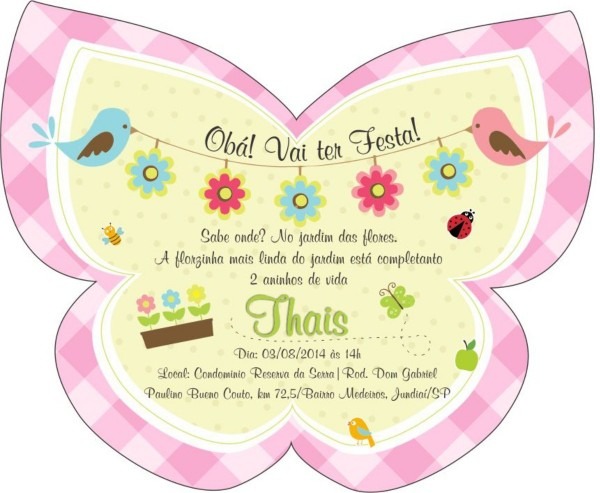 Convite jardim no elo7 Convite jardim no elo7