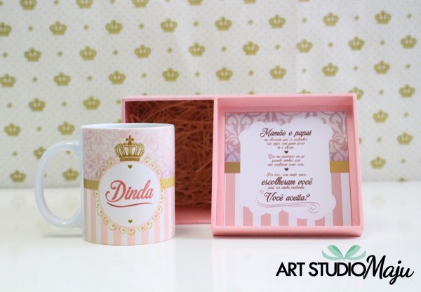 Convite para madrinha do bebÃª