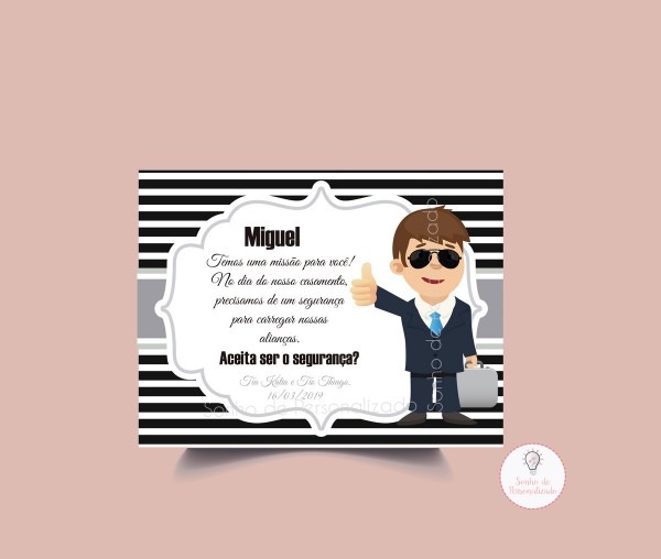 Convite para seguranÃ§a das alianÃ§as