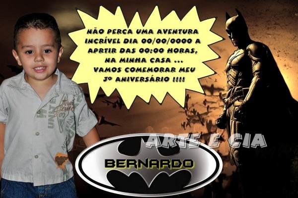 Convite personalizado Convite personalizado