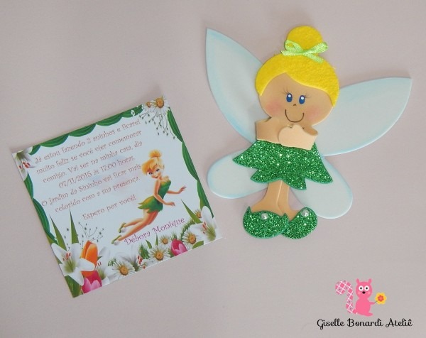 Convite sininho eva no elo7 Convite sininho eva no elo7