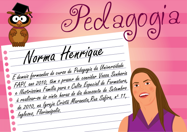 Jakline los designer convite formatura Jakline los designer convite formatura