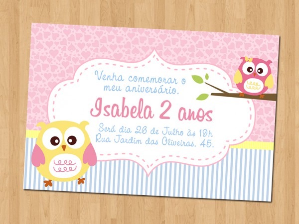 Convites de aniversário infantil no elo7 Convites de aniversário infantil no elo7