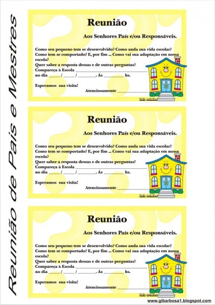 Olá! abaixo há alguns textos para a reunião de pais que poderão Olá! abaixo há alguns textos para a reunião de pais que poderão