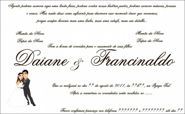 Impressionante de versiculos para convite casamento um casamento