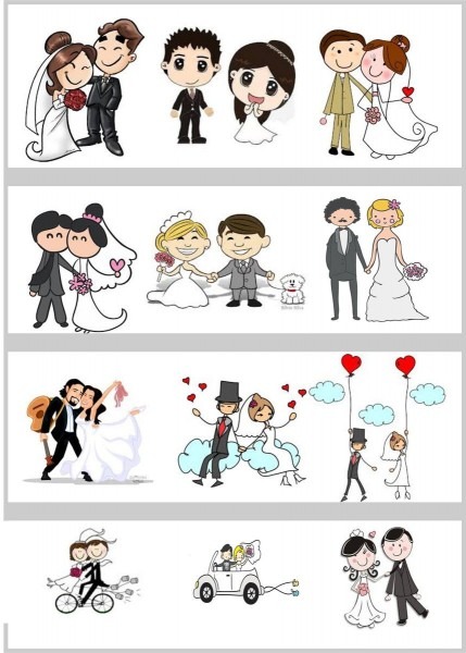 Desenhos de noivinhos Desenhos de noivinhos