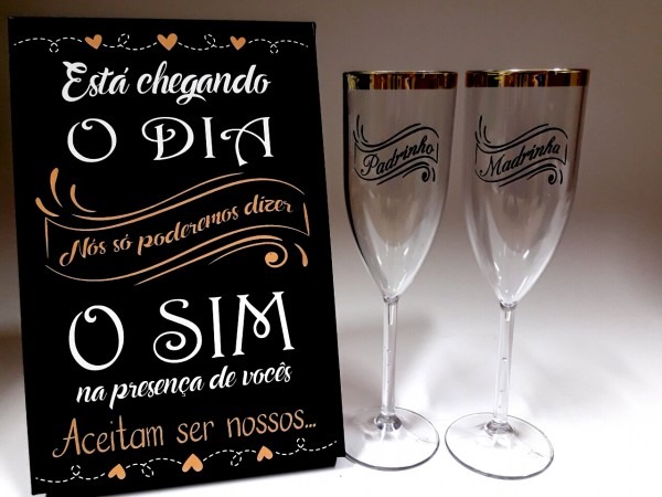 Lembrança padrinho madrinha convite casamento no elo7 Lembrança padrinho madrinha convite casamento no elo7