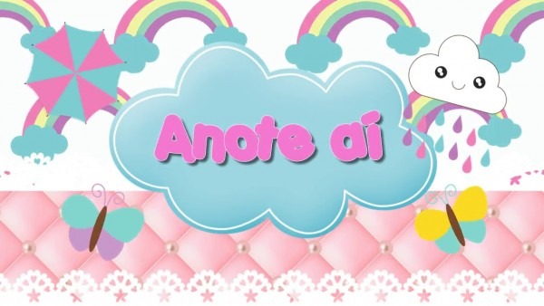 Convite animado chuva de bençãos Convite animado chuva de bençãos