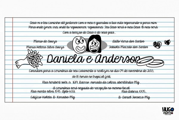 Tend ncia de texto para convite casamento uau vamos casar convites