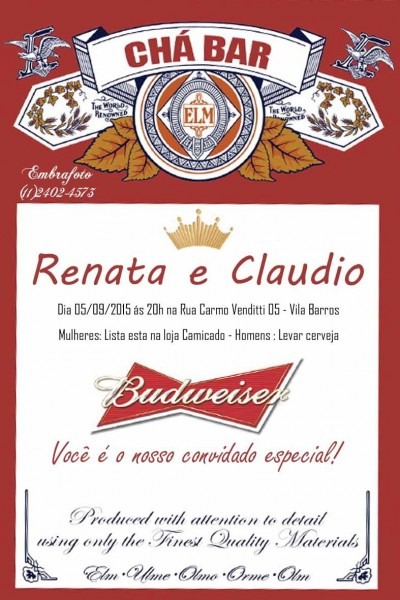 Todos os convites acompanham envelope preto!!!! (incluso no valor Todos os convites acompanham envelope preto!!!! (incluso no valor