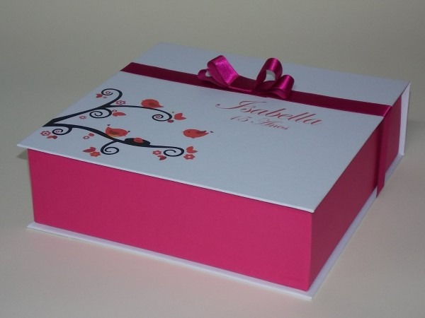 7 caixas convite box para padrinhos batizado 24x24x4 person