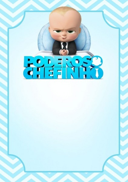 Convite para editar poderoso chefinho Convite para editar poderoso chefinho