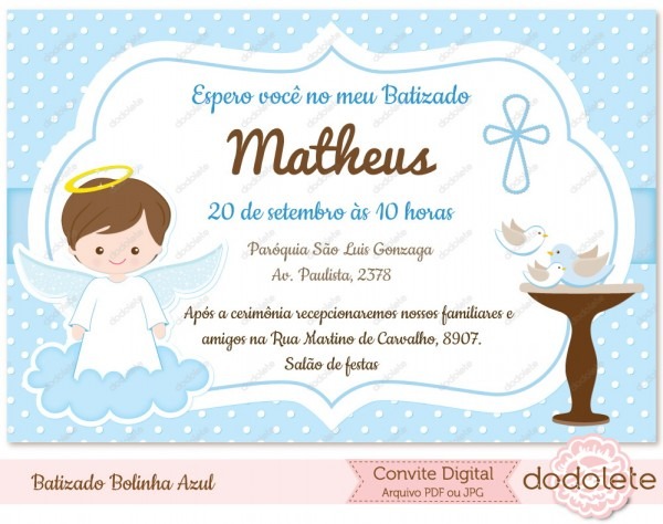 Batizado bolinha azul no elo7 Batizado bolinha azul no elo7