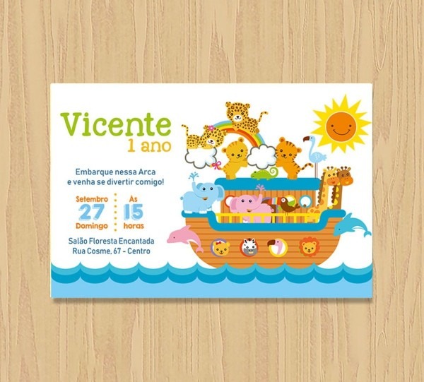 Convite aniversÃ¡rio menino arte digital