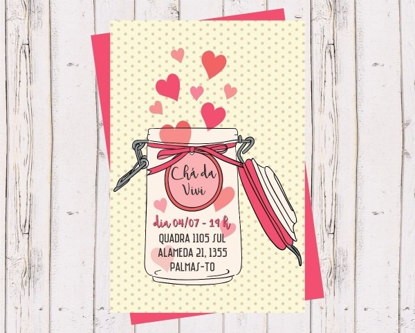 Convite chÃ¡ panela