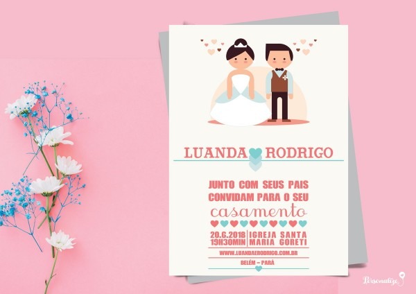 Convite casamento digital Convite casamento digital