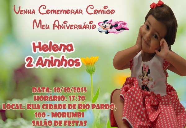 Convite infantil personalizado no elo7 Convite infantil personalizado no elo7