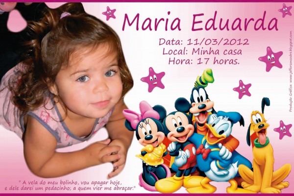 Convite infantil Convite infantil