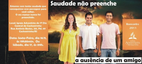 Jovens adventistas de cachoeirinha setembro 2011 Jovens adventistas de cachoeirinha setembro 2011