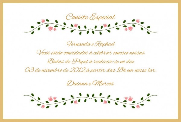 Convites de bodas ouro para editar galeria modelos papel Convites de bodas ouro para editar galeria modelos papel