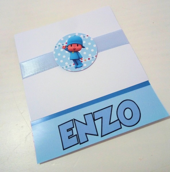 Convite pocoyo no elo7 Convite pocoyo no elo7