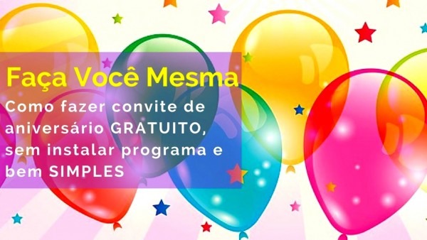 Elegante fazer convites de aniversario online gratis como convite
