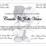 Convite de casamento crist?o