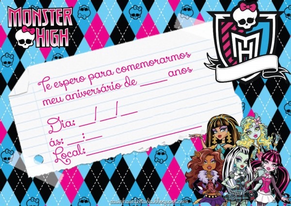 Imagem da monster high para imprimir â pampekids net Imagem da monster high para imprimir â pampekids net