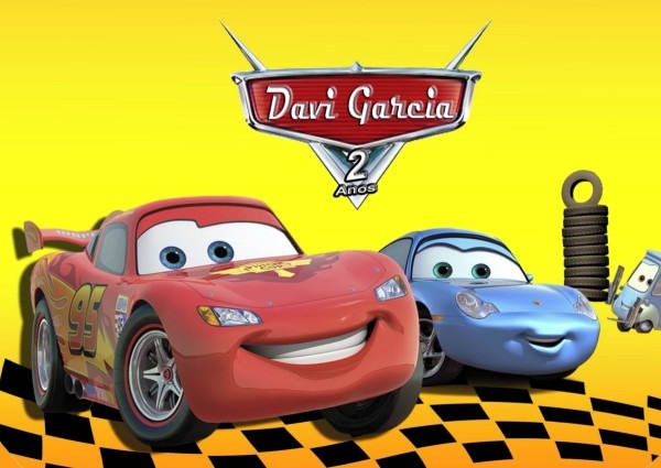 Jogo americano carros disney no elo7 Jogo americano carros disney no elo7