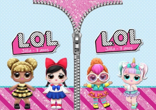 Jogo americano lol surprise no elo7 Jogo americano lol surprise no elo7