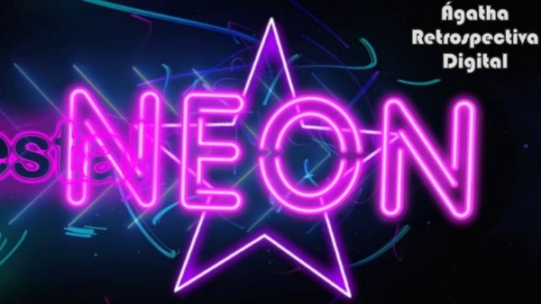 Convite animado tema festa neon Convite animado tema festa neon