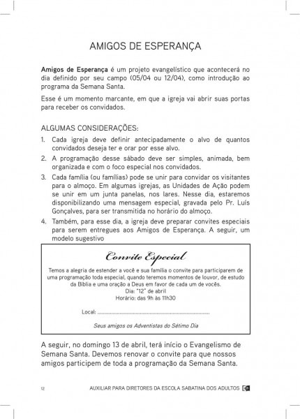 Uma escola sabatina missionÃria Uma escola sabatina missionÃria