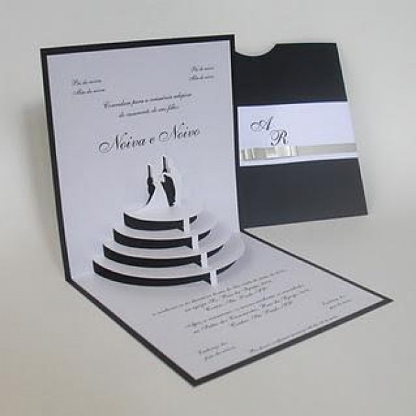 Tridimensionais o convite divertido Tridimensionais o convite divertido